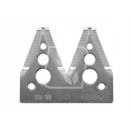 Iš viršaus pjaustyti dvigubi dalgio ašmenys h226351