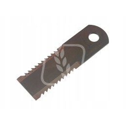 Dantytas pašarų kombaino peilis 173x50x4mm fi18mm 9510635