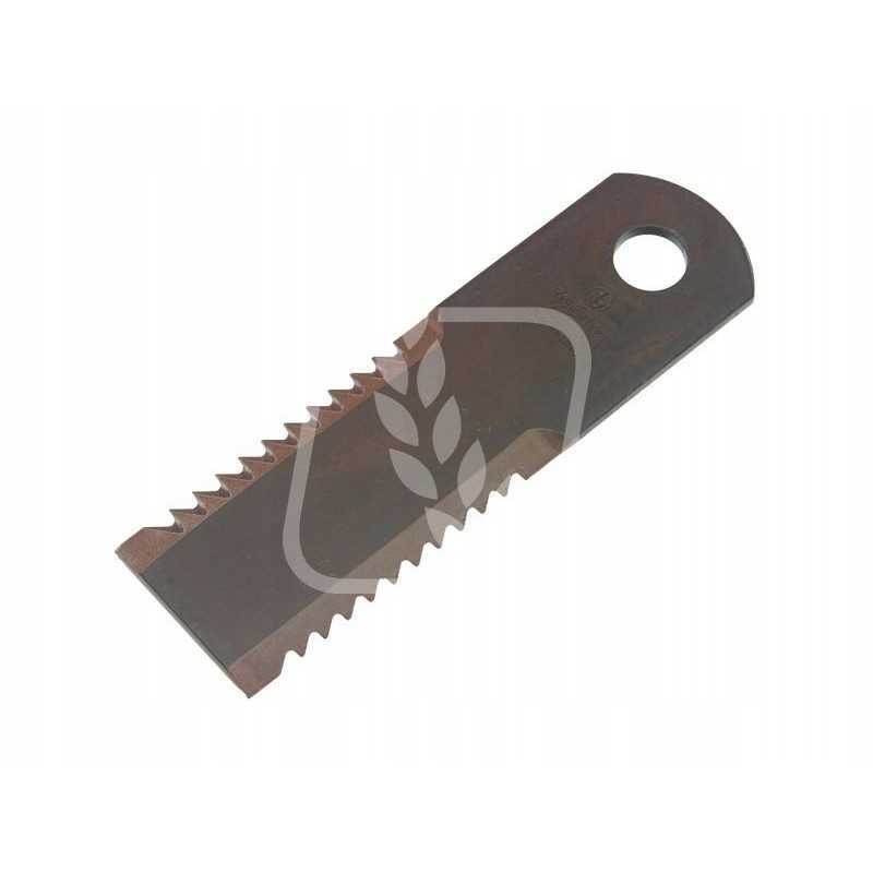 Dantytas pašarų kombaino peilis 173x50x4mm fi18mm 9510635
