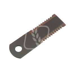 Dantytas pašarų kombaino peilis 173x50x4mm fi18mm 9510635