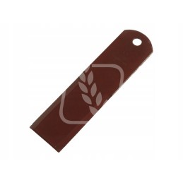 Lygus pašarų kombaino peilis 195x50x3mm fi 12mm 060030