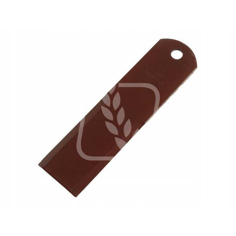 Lygus pašarų kombaino peilis 195x50x3mm fi 12mm 060030