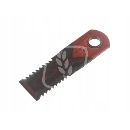 Dantytas pašarų kombaino peilis 175x50x4mm fi20mm 755875