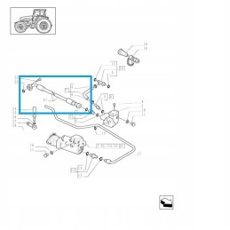 Hidraulinė žarna new Holland 47124580