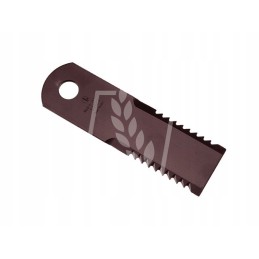 Dantytas pašarų kombaino peilis 173x50x3mm fi18mm 065294