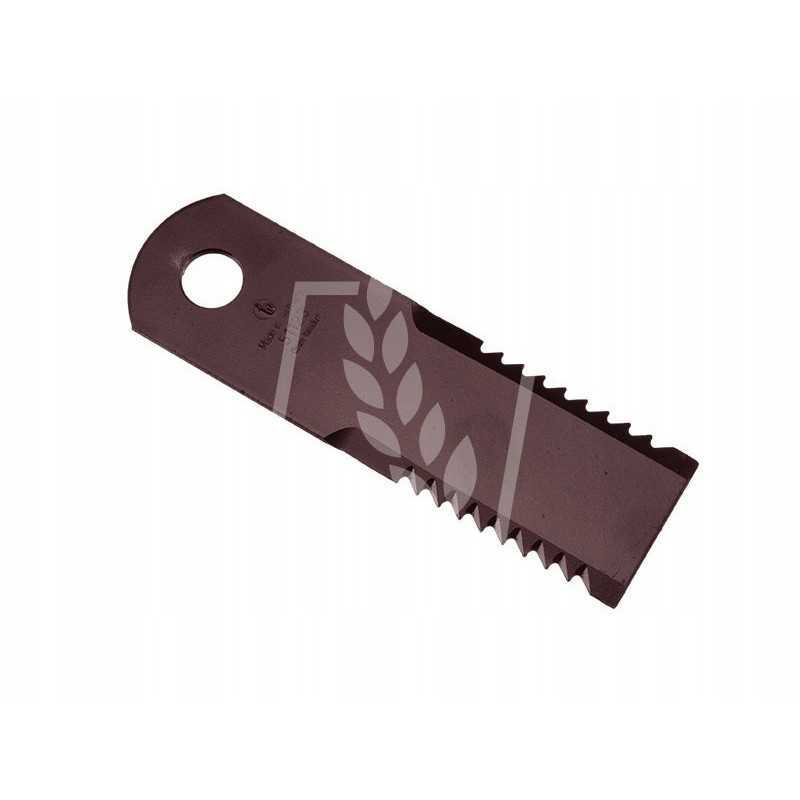 Dantytas pašarų kombaino peilis 173x50x3mm fi18mm 065294