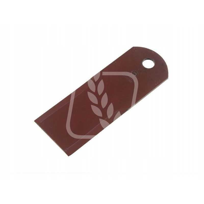 Fiksuotas pašarų kombaino peilis 140x50x3mm fi 12mm 87318524