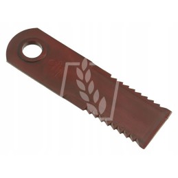 Dantytas pašarų kombaino peilis 175x50x4mm fi 20mm 755875