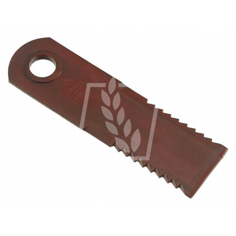 Dantytas pašarų kombaino peilis 175x50x4mm fi 20mm 755875