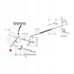 Claas 1425168 Gates V formos diržas