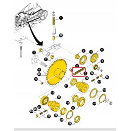 Ritininė grandinė new Holland case 84058833