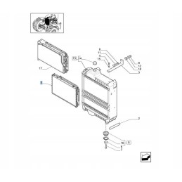 Kondensatorius new Holland 84156148 cnh