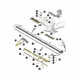 New Holland 86630786 dalgio spaustukas