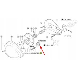 666912 0 ritės pavara 13 dantukų