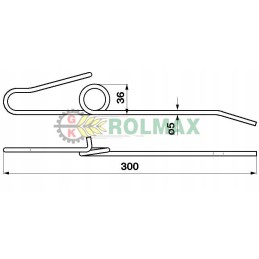 Finger mf motowidla 320206m1 jag12 0009