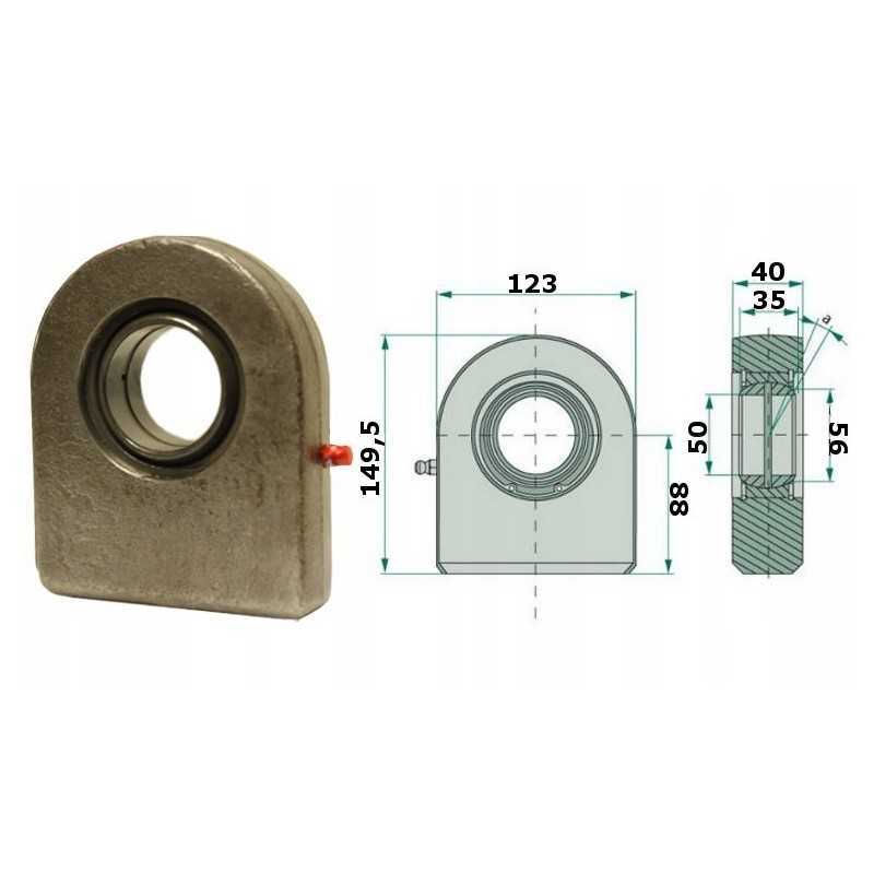 Pavaros kilpa suvirinimui, rinkinys 50mm