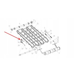 101265914 guolio korpusas, pakreipiamas padavimo velenas