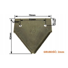 Viršutinis griovelis peilis massey ferguson 206236m1
