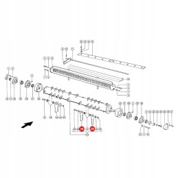 Claas sukamasis peilis 755874 0 originalus