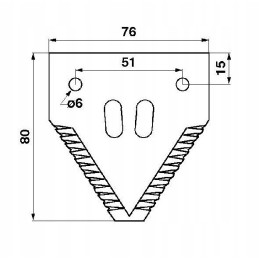 Iš viršaus pjauti dalgio ašmenys 420100045
