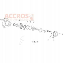Viršutinis vairo guolio guolis 053951r1 247503a1 340577