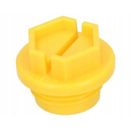 Plastikinis dangtelis m18x1 5 geltonas