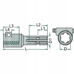 Kardaninio veleno sumažinimas nuo 21 įpjovos iki 6 įpjovų