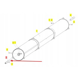 100422220 ritės veleno kaištis