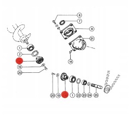 Claas išmetimo pavaros žvaigždutė 639590 0 originali