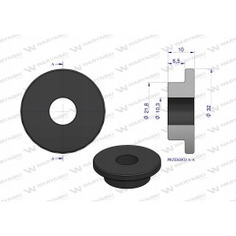 Vidinė peilio įvorė 22mm bizon zukowo warynski