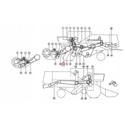 Antraštės pavaros diržas 32x4300 Claas Dominator 603122