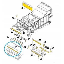 Brezento guma new holland 84442672 cnh