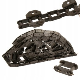 Nuožulni tiekimo grandinė 5 m su letenėle kas 4 grandis