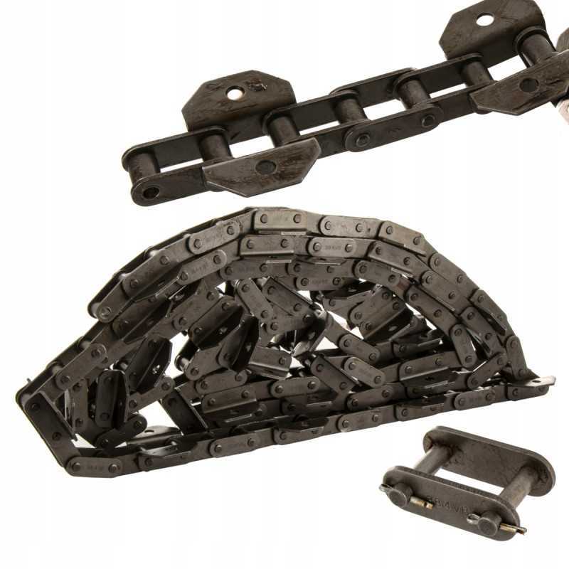 Nuožulni tiekimo grandinė 5 m su letenėle kas 4 grandis