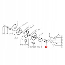 Claas grūdų keptuvė kairioji rankena 603573 0 agv