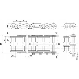 Dvipusė grandinėlė 16b 2 37426 16b 2