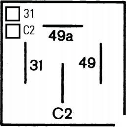 Hella posūkio signalo relė 4dm004639061