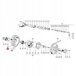 Claas 0302424 Gates V formos diržas