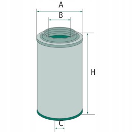 Oro filtras 85mm 8mm 166mm žmogaus filtras