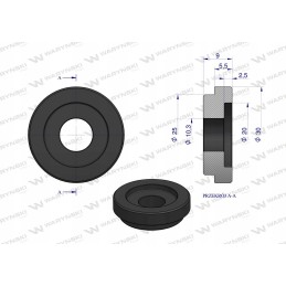 Išorinė įvorė peiliui 20mm Varyna bison