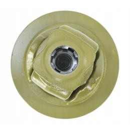 Plataus kampo jungtis, GTV, citrininis vamzdis, 48x57, 5 mm