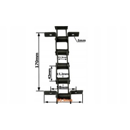 Lifto grandinė s45 sd1 j2a s45 4 4 1 5 mb claas