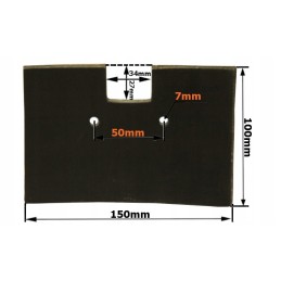 Guminis kastuvas grandininiam konvejeriui 150x100x10