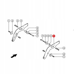 Claas laikiklis 797652 1 originalus
