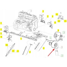 101249950 rostselmash variklio ventiliatorius