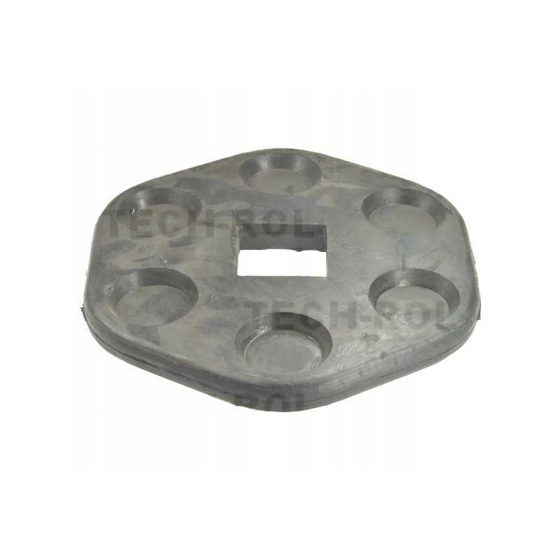 Skydas, pernešantis šešiakampį Annos žemių kombainą