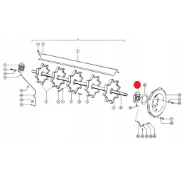 Korpusas su guoliais Claas Dominator 86 96 106 108s