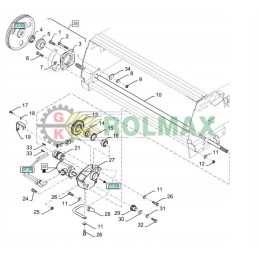 New Holland CX 84071671 antraštės pavaros velenas