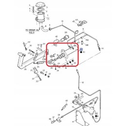 Pagrindinis stabdžių cilindras new Holland tc tf tx 84817521