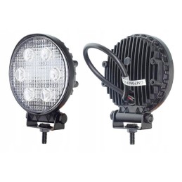 Apvali darbinė lempa 6 LED 10 30v 1300lm fi 116mm